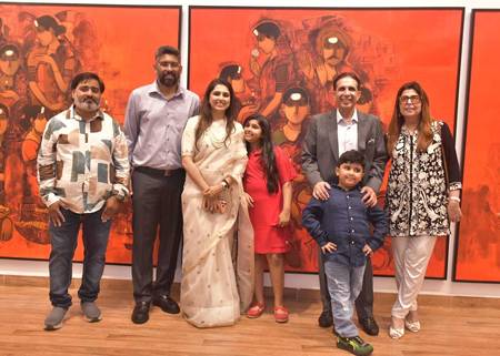 “SPANDANE” Solo Show Of Paintings By Renowned Artist Sachin Sagare In Jehangir Art Gallery