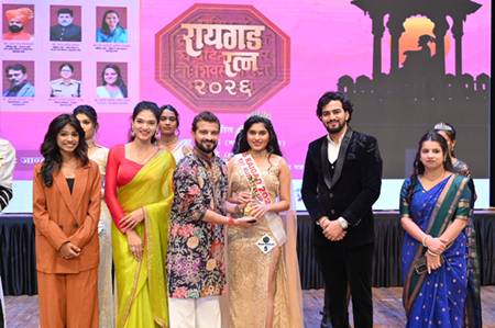 Vaishnavi Chalke The Winner Of Queen Of Global International 2026 At International Crowning  2026 Held At Raddison Hotel Mumbai, The Pageant Presented By Joill Entertainments